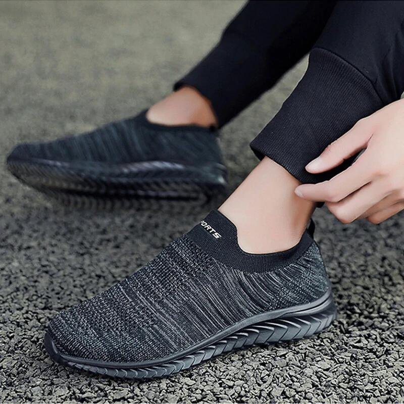 (image for) TENGOO Outdoors Mesh Material Breathable Anti-slip Lightweight Casual Sport shoes for Running Basketball Workout Gym